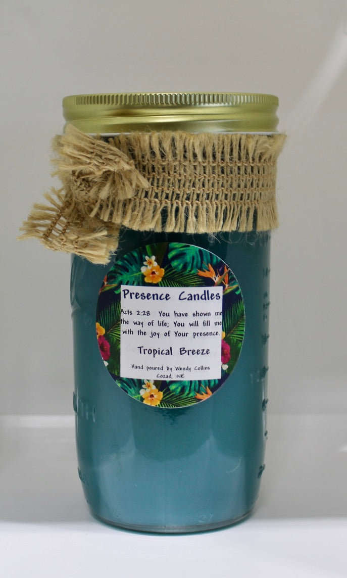 Tropical Breeze Scented Candle