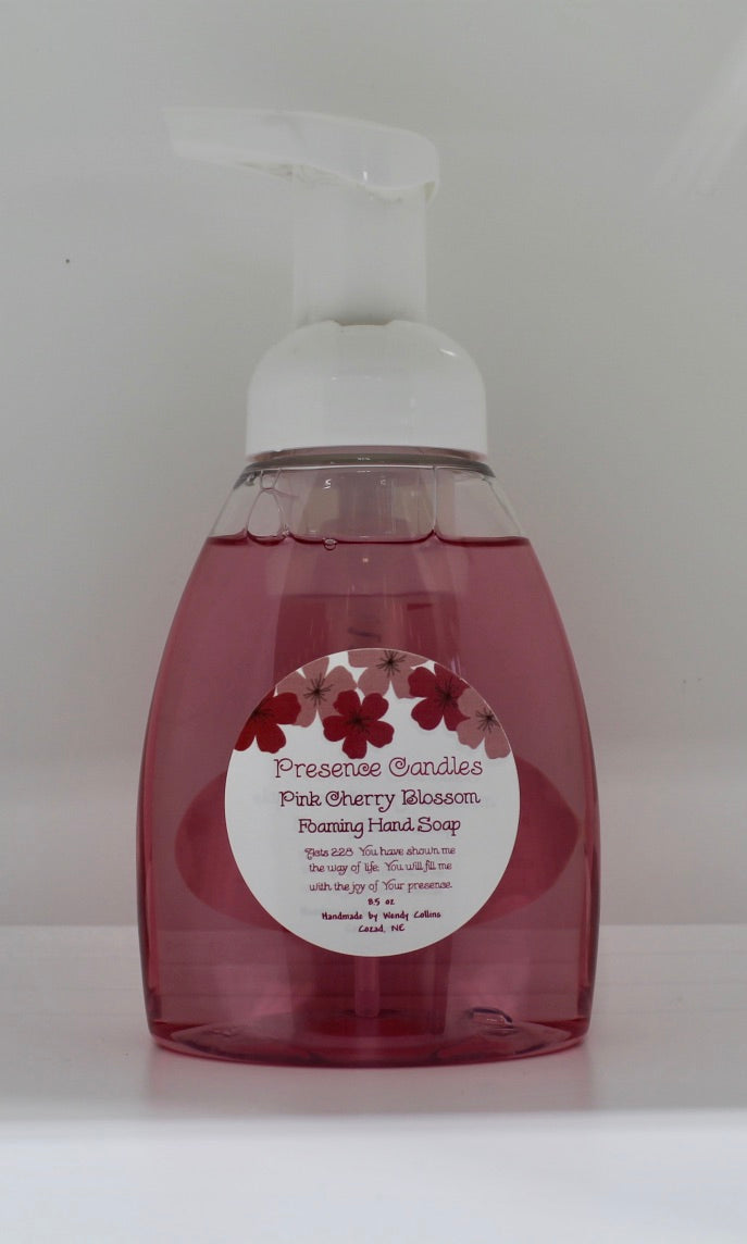 Pink Cherry Blossom Scented Foaming Hand Soap