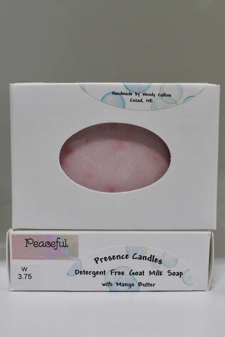 Peaceful Scented Detergent Free Goat Milk Bar Soaps