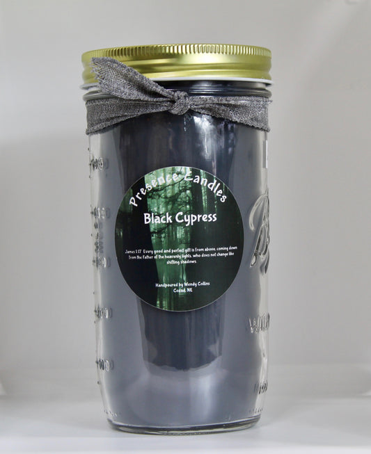 Black Cypress Scented Candle