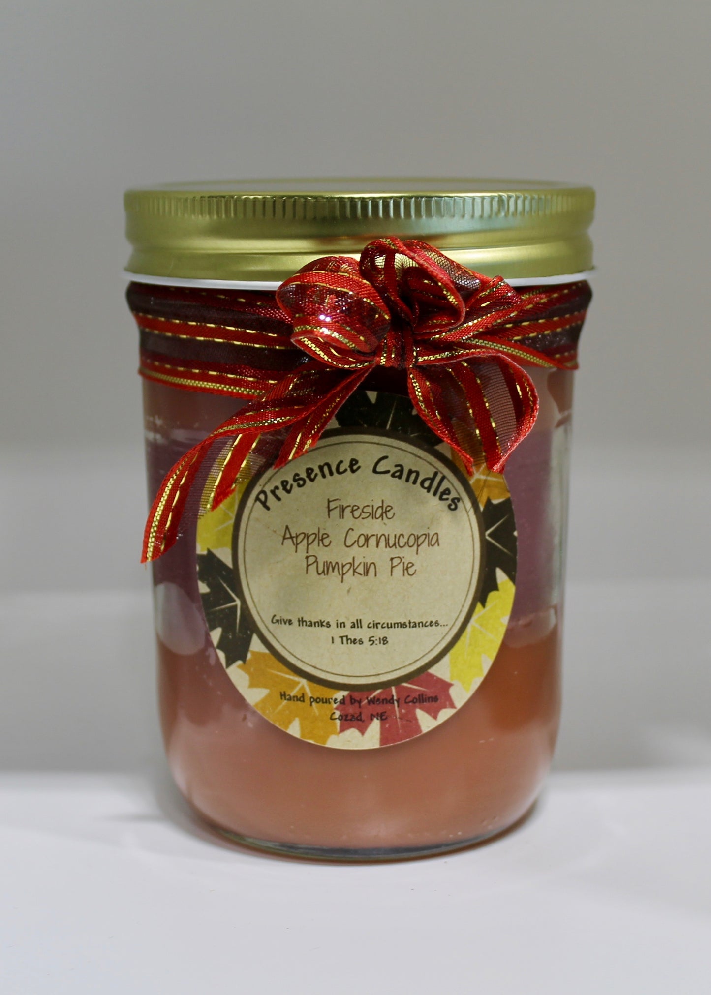 Fireside Chat, Cornucopia, Pumpkin Pie Scented Candle