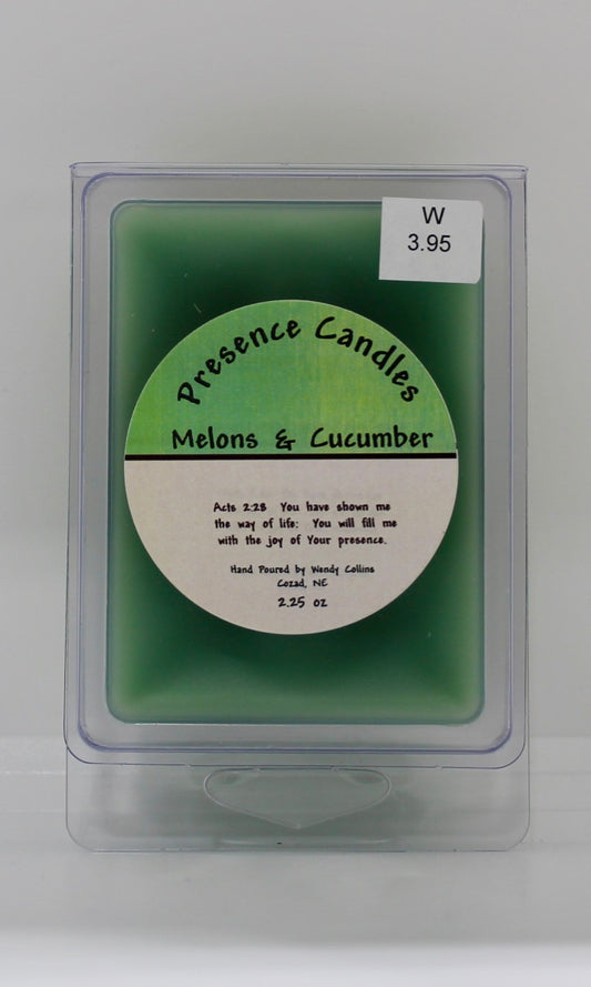 Melons & Cucumbers Scented Melt