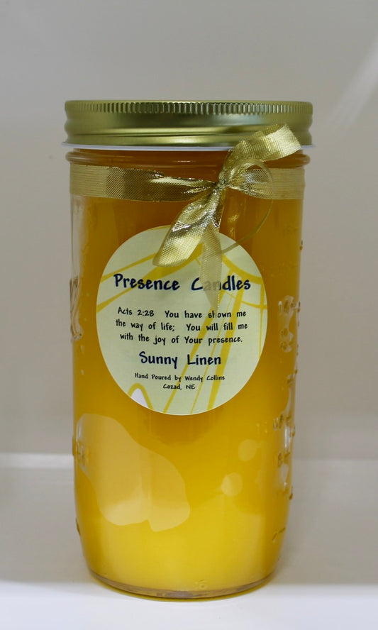 Sunny Linen Scented Candle