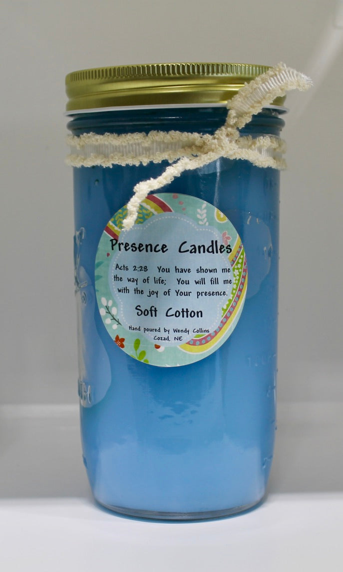 Soft Cotton Scented Candle