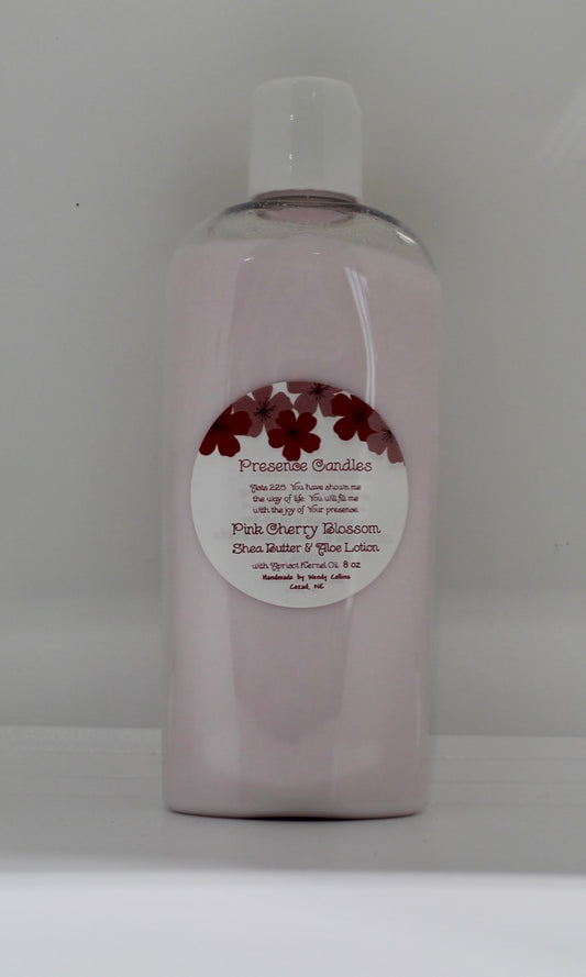Pink Cherry Blossom Scented Lotion